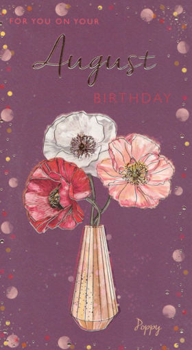 Picture of AUGUST BIRTHDAY CARD
